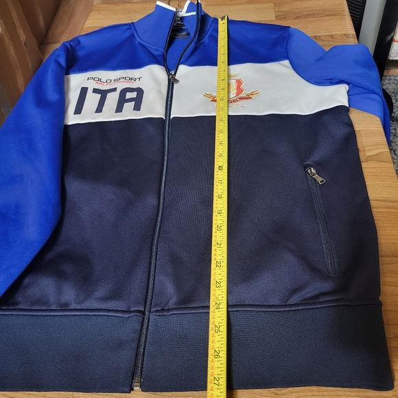 Vintage Polo Sport Italia Italy Track Style Jacket Mens Size Large - Picture 7 of 12